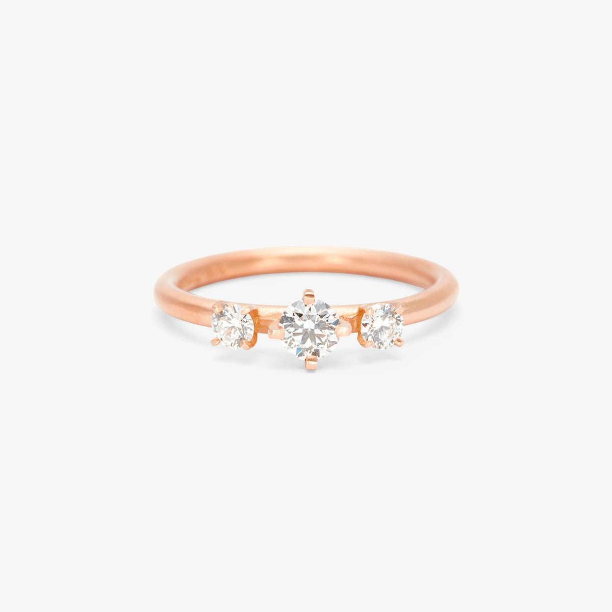 White Diamond Trinity Ring