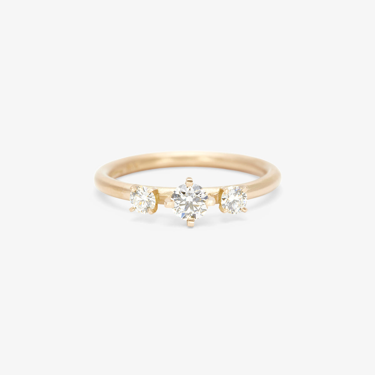 White Diamond Trinity Ring