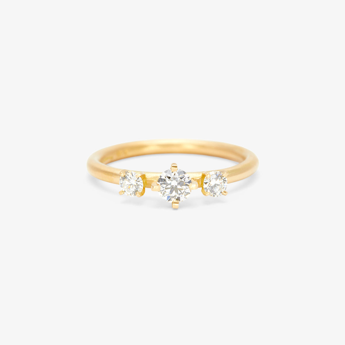 White Diamond Trinity Ring