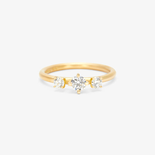 White Diamond Trinity Ring