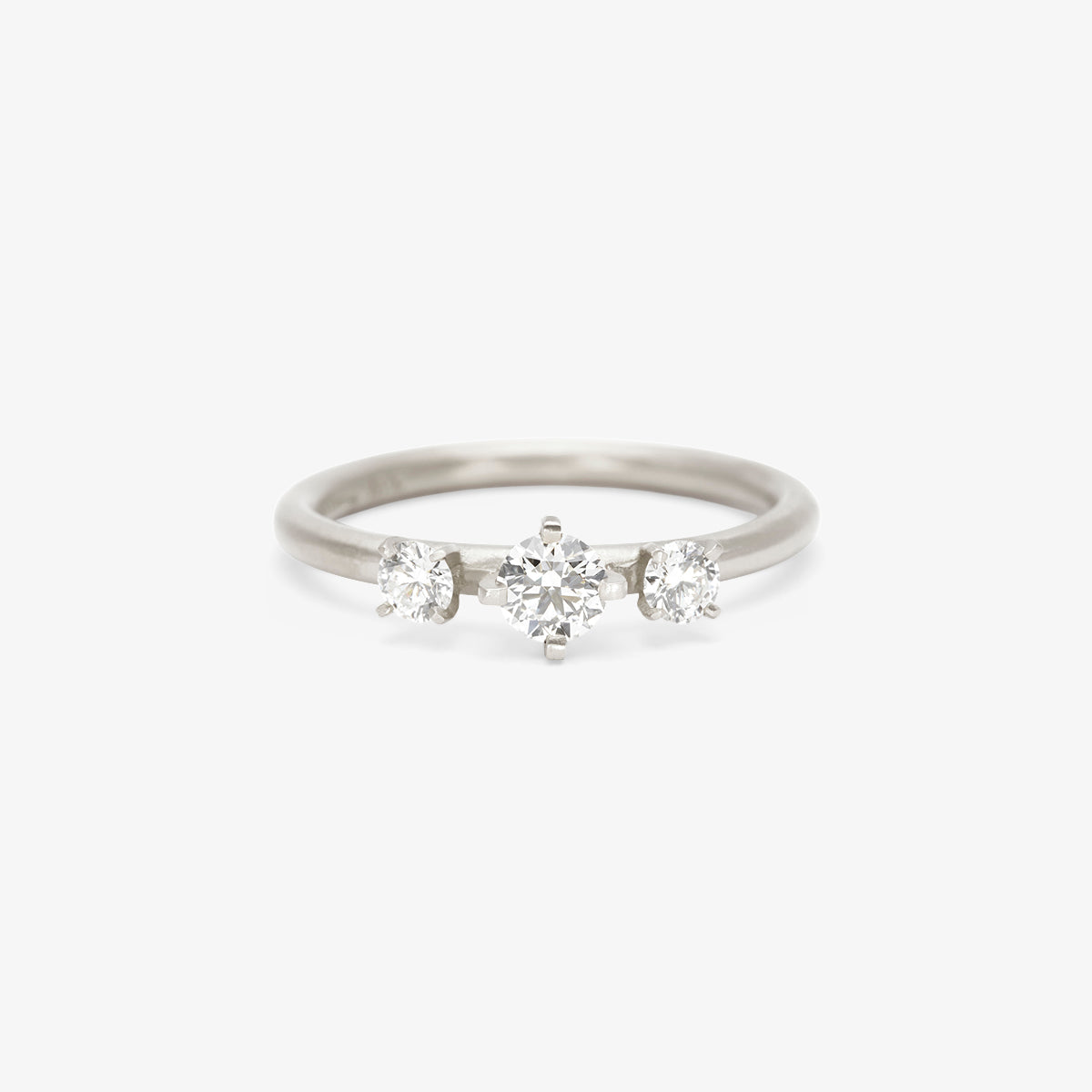 White Diamond Trinity Ring