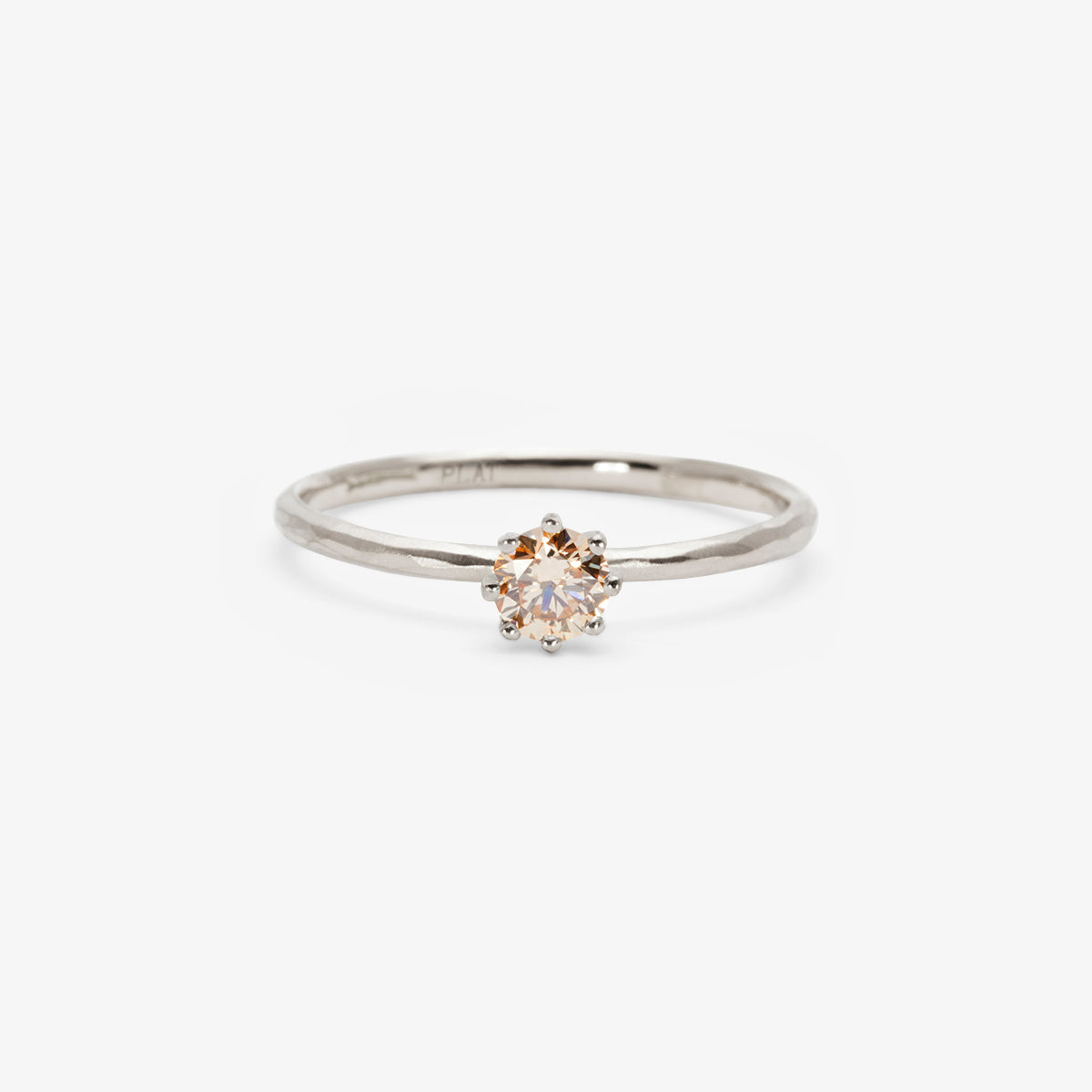 4mm Brown Diamond Blooming Ring