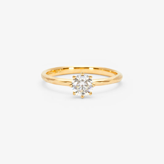 5mm White Diamond Blooming Ring