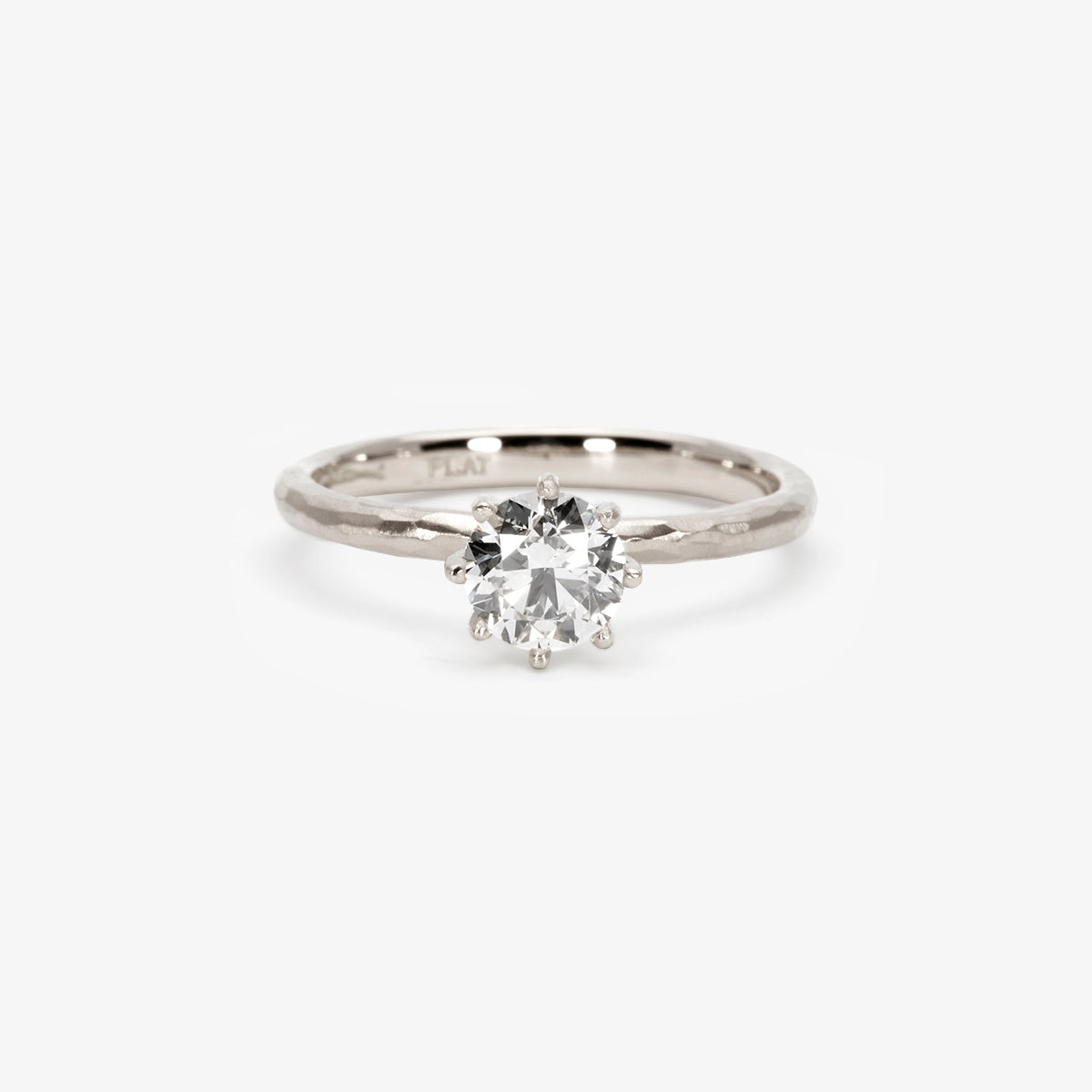 5.6mm White Diamond Blooming Ring