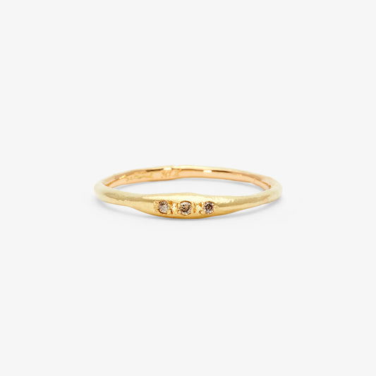 Brown Diamond Terra Signet Ring