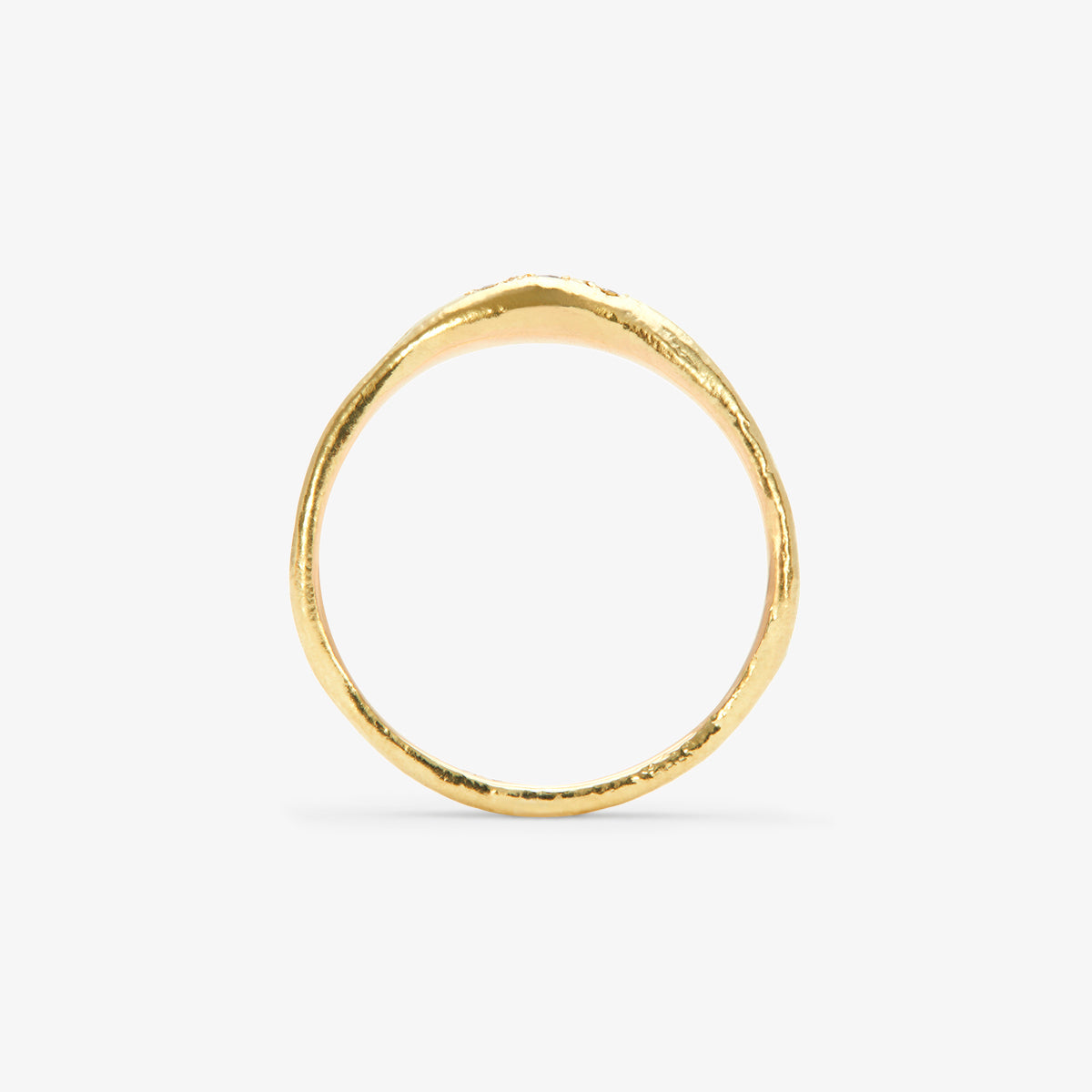Brown Diamond Terra Signet Ring
