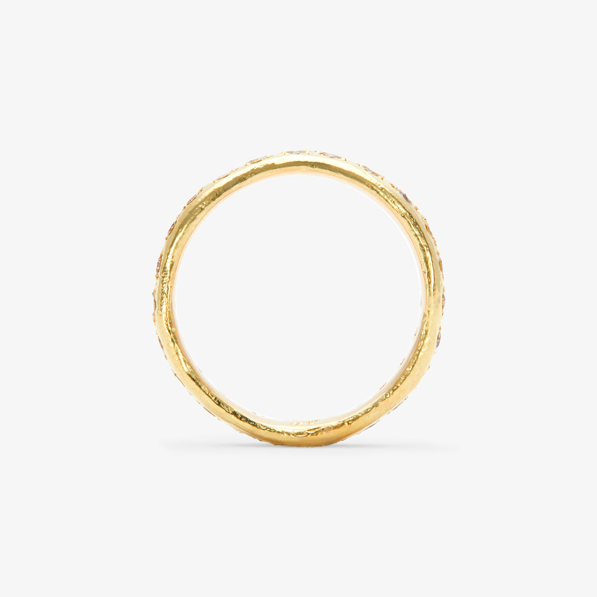 Large Brown Diamond Terra Eternity Band