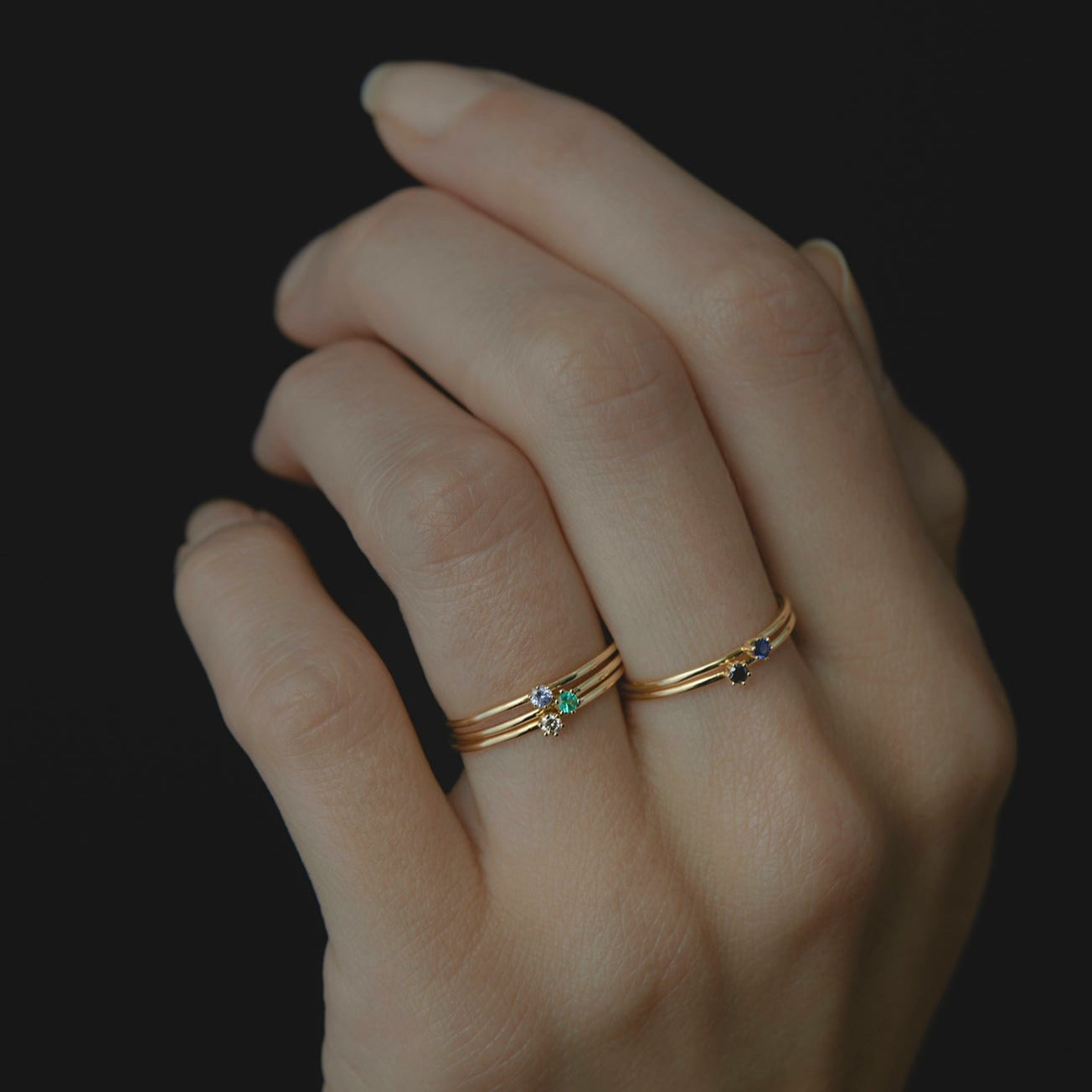 Baby Emerald Ring