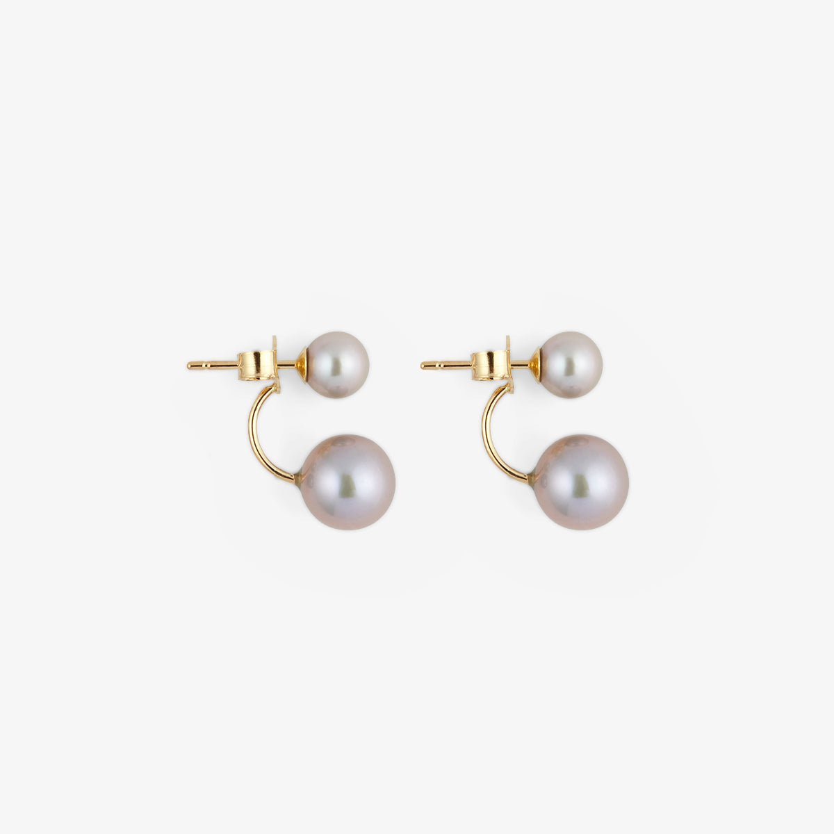 Grey Pearl Sister Studs