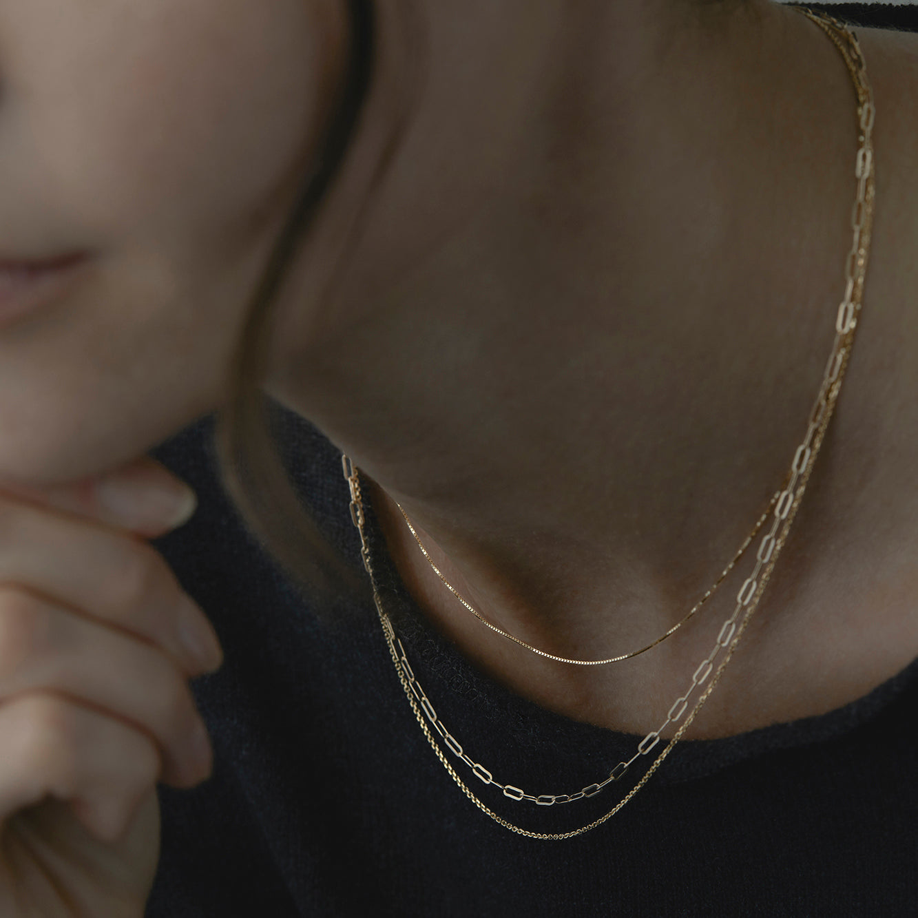 16" Slip Chain Necklace