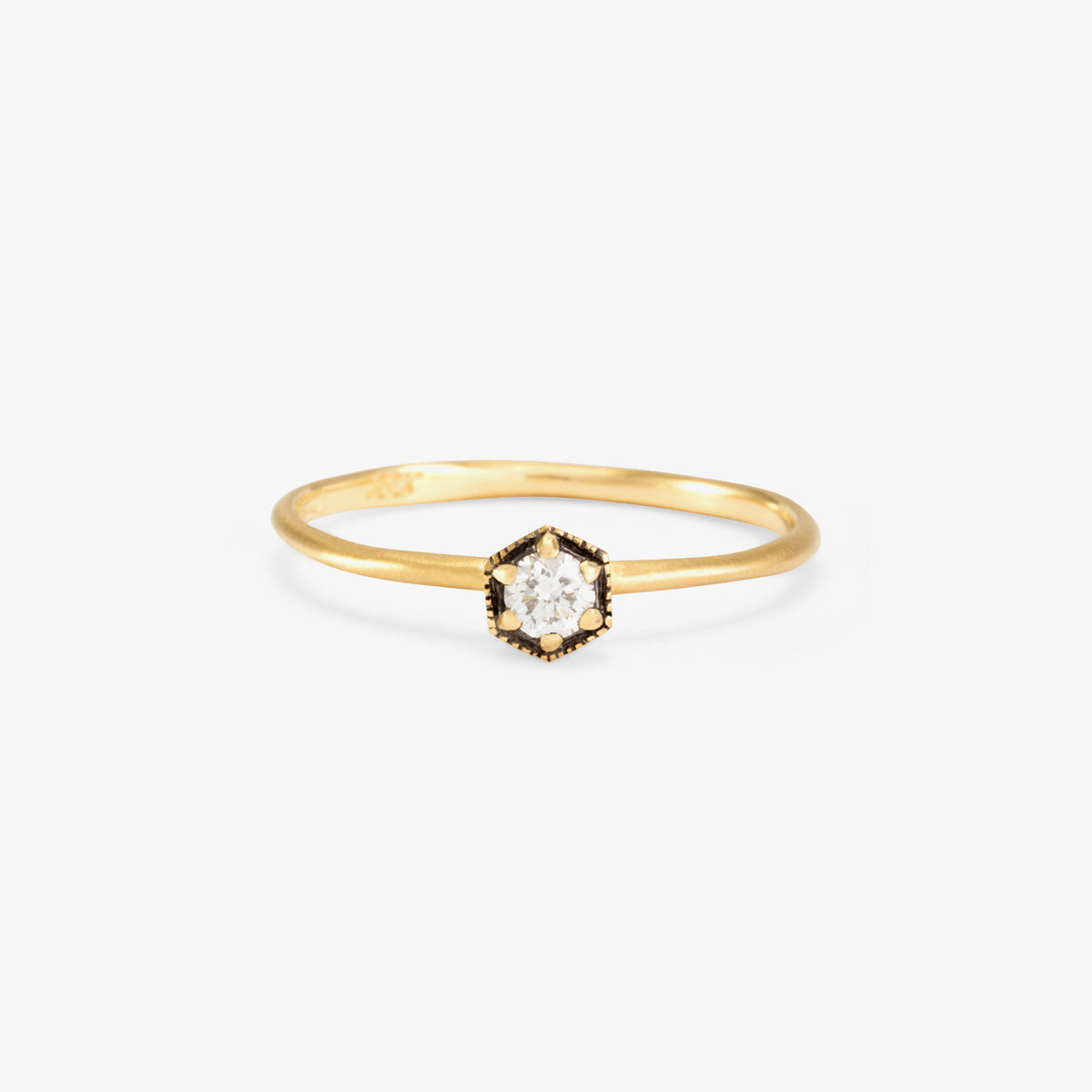 18K Yellow Gold(w/ Black Rhodium)