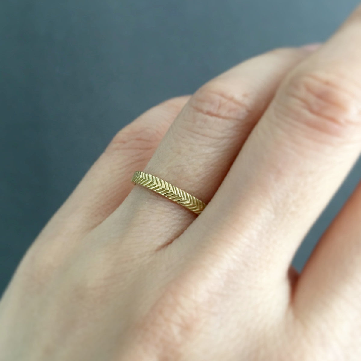 18K Yellow Gold on Model